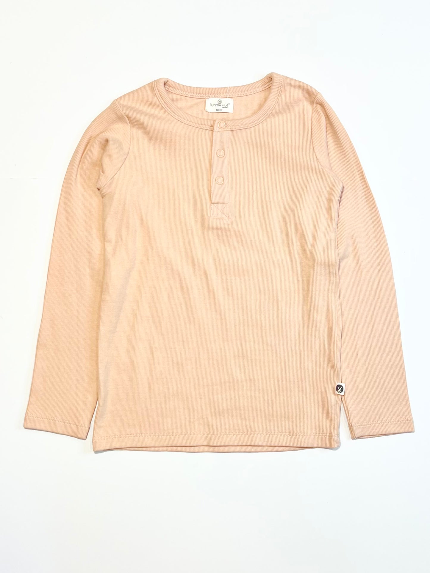 Ribbed henley top - Size 5