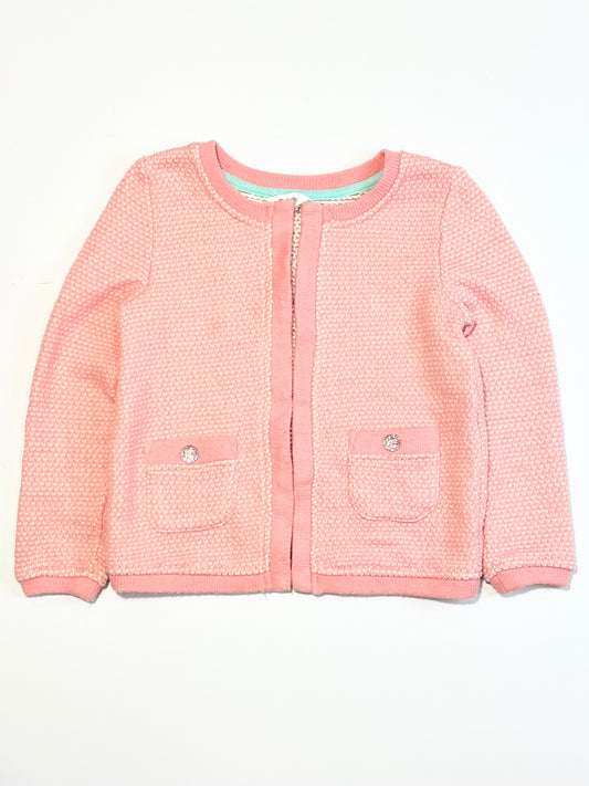 Pink knit jacket - Size 5