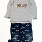 Striped car pyjamas - Size 4