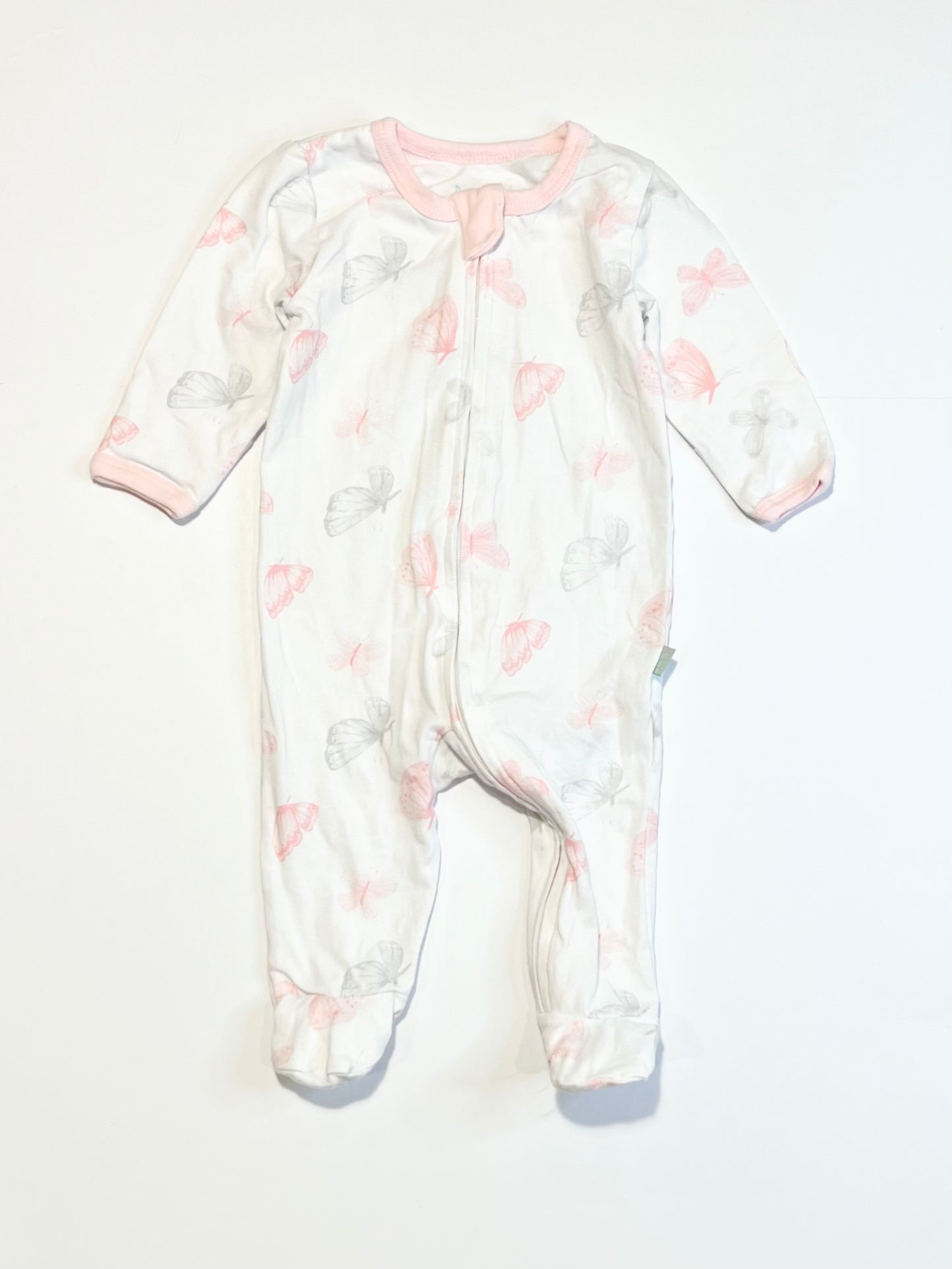 Butterflies zip onesie - Size 000