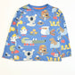 Blue animals top - Size 4