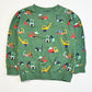 Green trucks sweater - Size 4-5