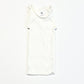 White ribbed singet - Size 0000