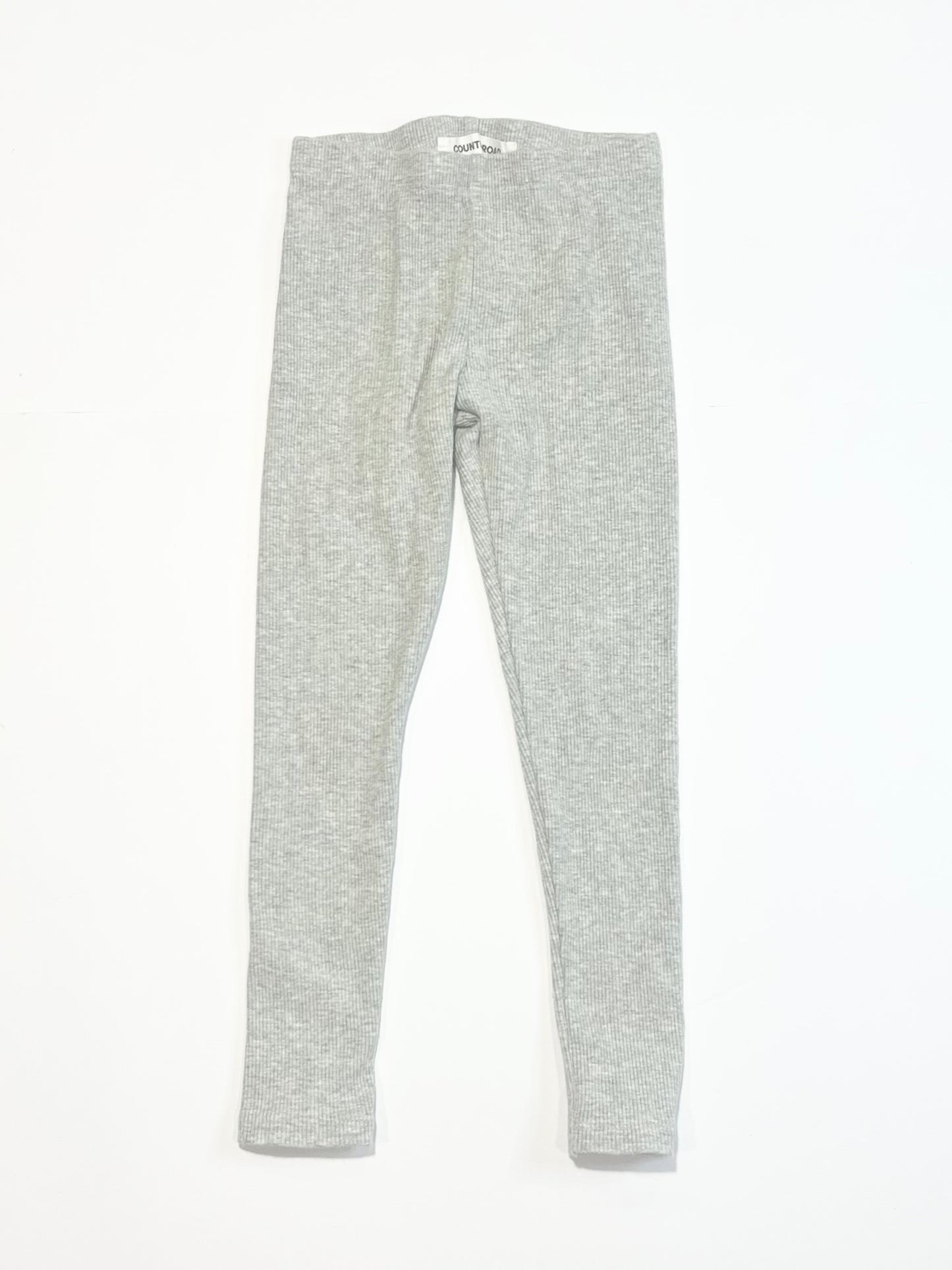 Grey ribbed leggings - Size 4