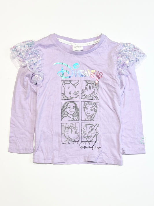 Purple Disney top - Size 4