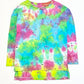 Tie-dye speckled top - Size 4-5