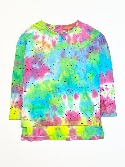 Tie-dye speckled top - Size 4-5