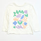 White floral top - Size 4