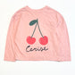 Pink cherry top - Size 4
