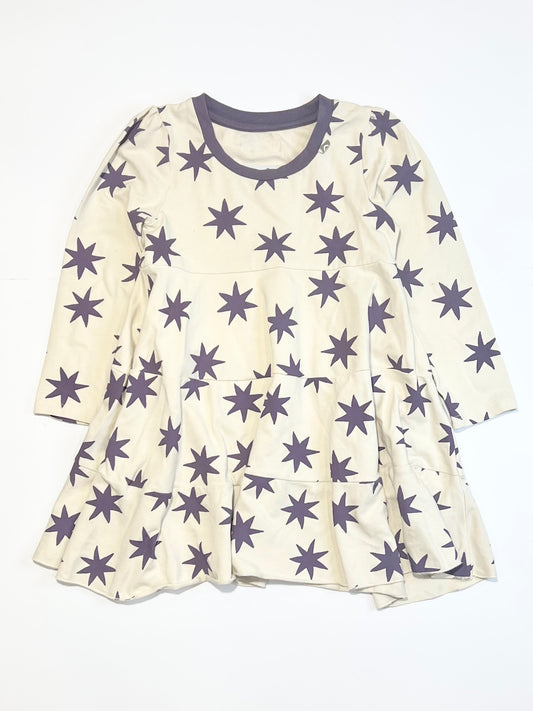 Stars jersey dress - Size 4