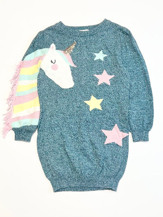 Unicorn knit dress - Size 4