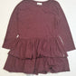 Maroon jersey dress - Size 4