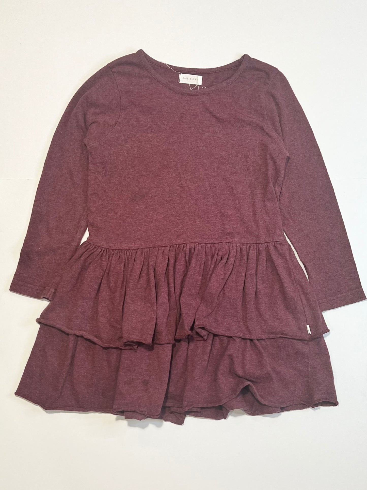 Maroon jersey dress - Size 4