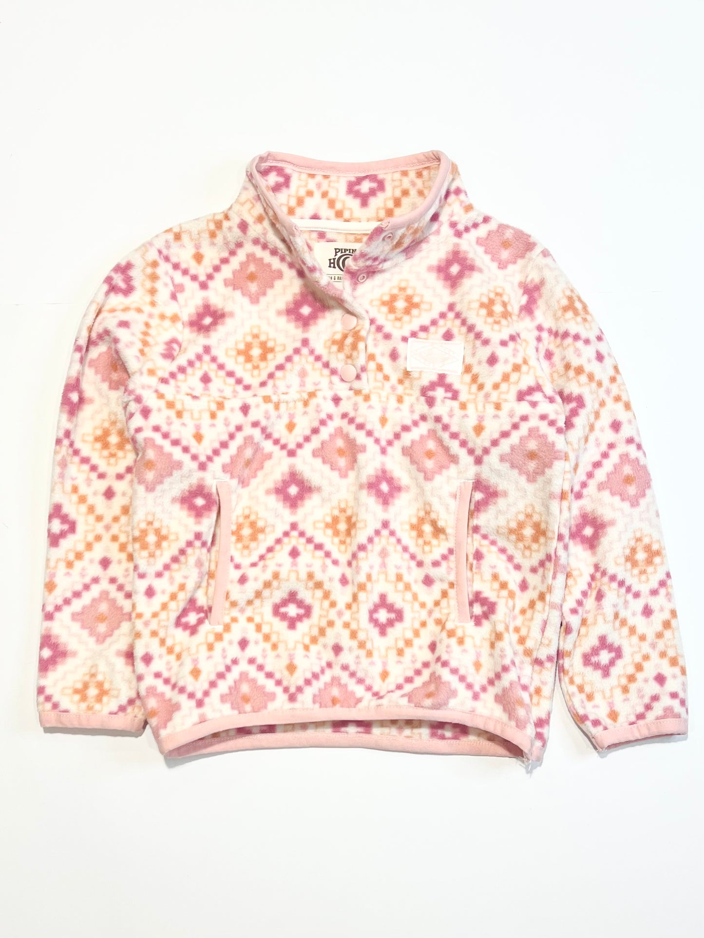 Patterned fleece sweater - Size 4