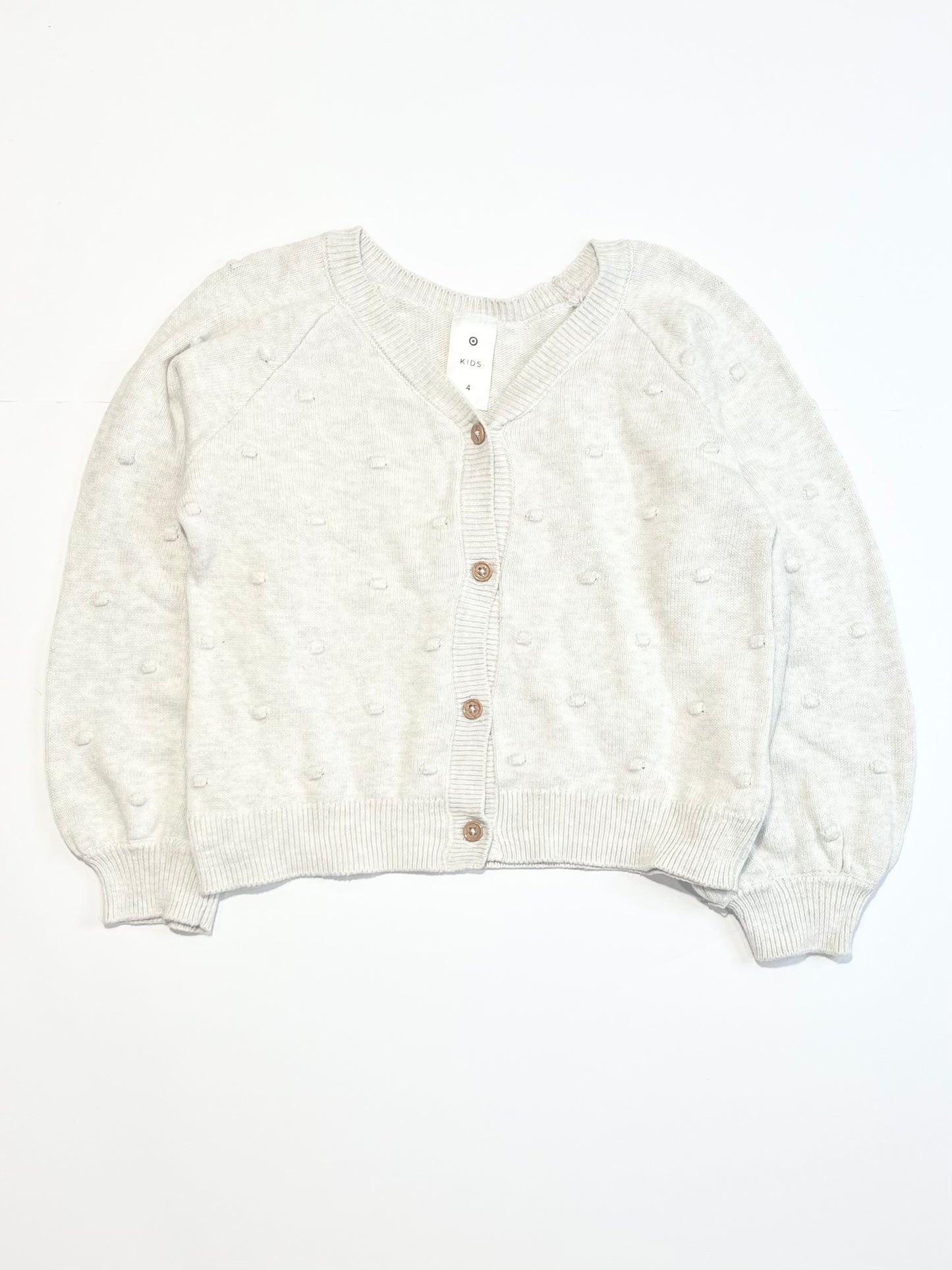 Pompom cardigan - Size 4