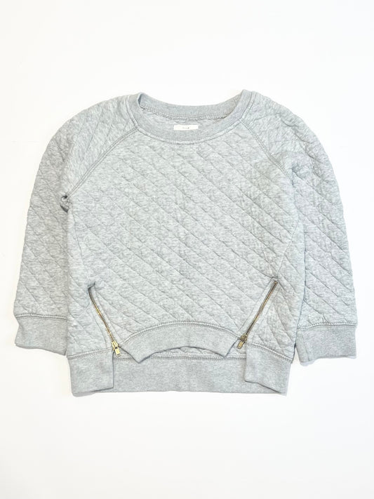 Grey quilted sweater - Size 4