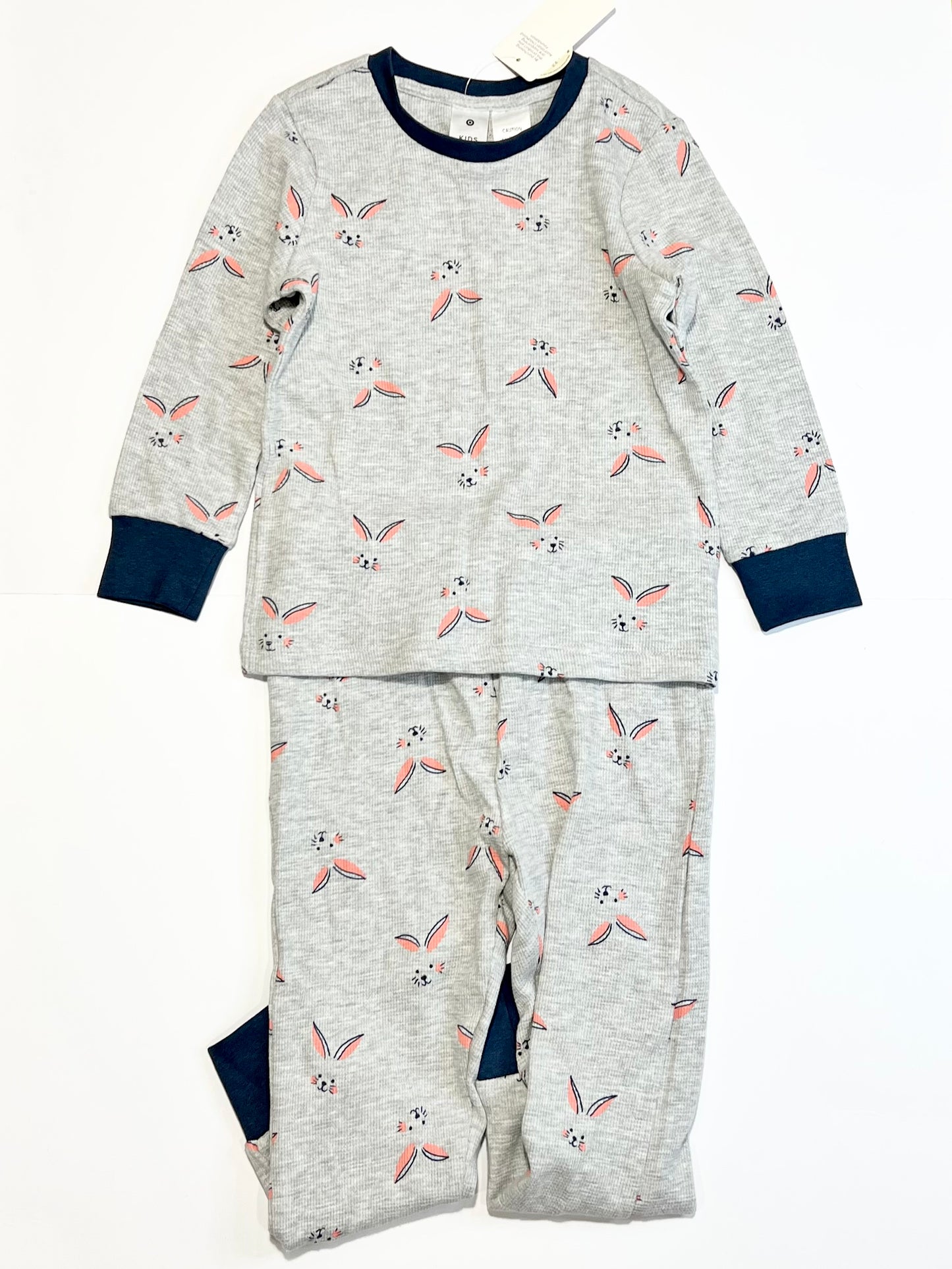 Waffle bunny pyjamas brand new - Size 3