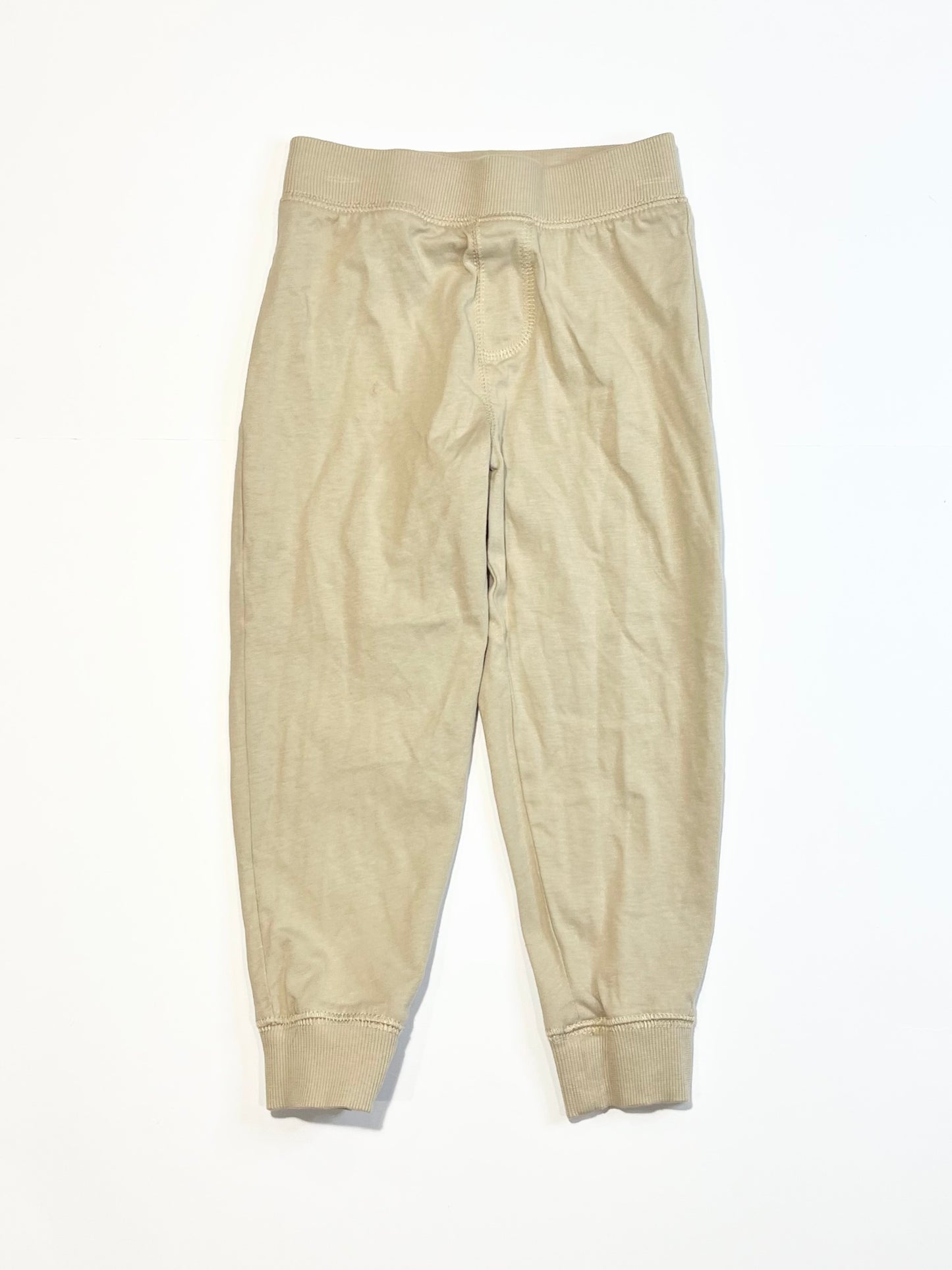 Tan jersey pants - Size 3