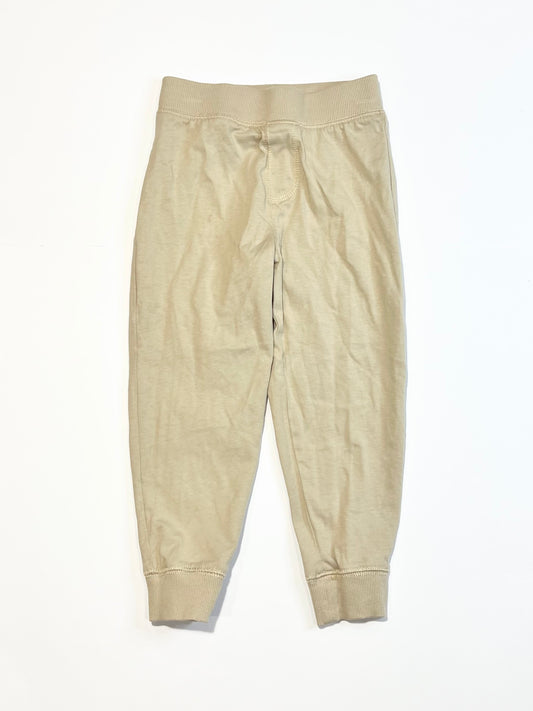 Tan jersey pants - Size 3