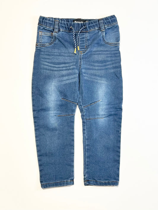 Pull-on denim jeans - Size 3-4