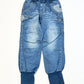Pull-on denim jeans - Size 3-4