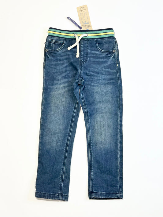 Pull-on denim jeans brand new - Size 3-4