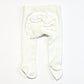 White ruffle tights - Size 0000