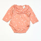 Pink feathers bodysuit - Size 0000