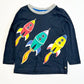 Navy rockets top - Size 3