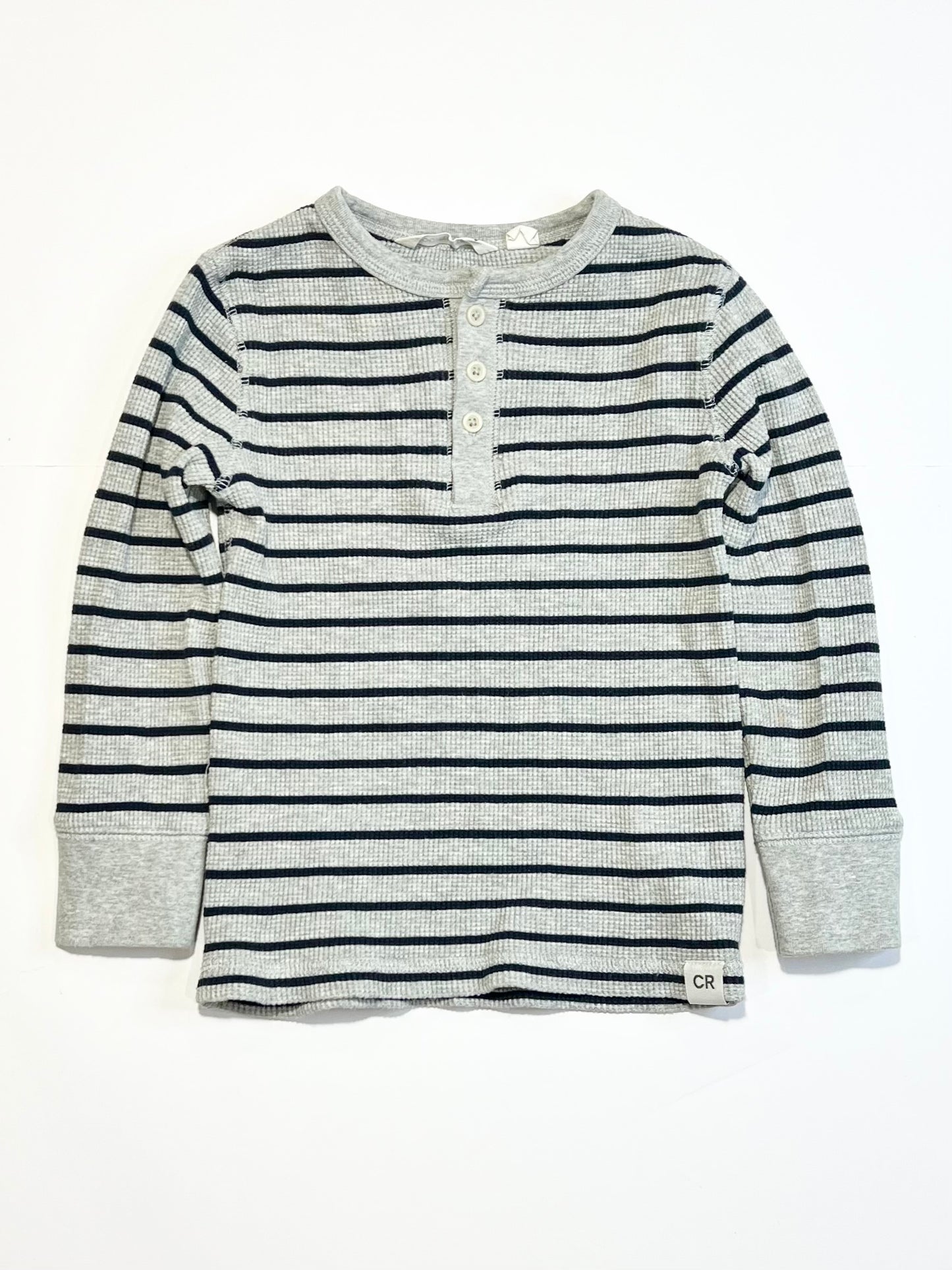 Waffle henley top - Size 3