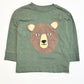 Green bear top - Size 3