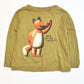 Who let the fox out? top - Size 3-4