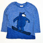 Blue bear top - Size 3