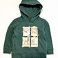 Green dino hoodie - Size 3