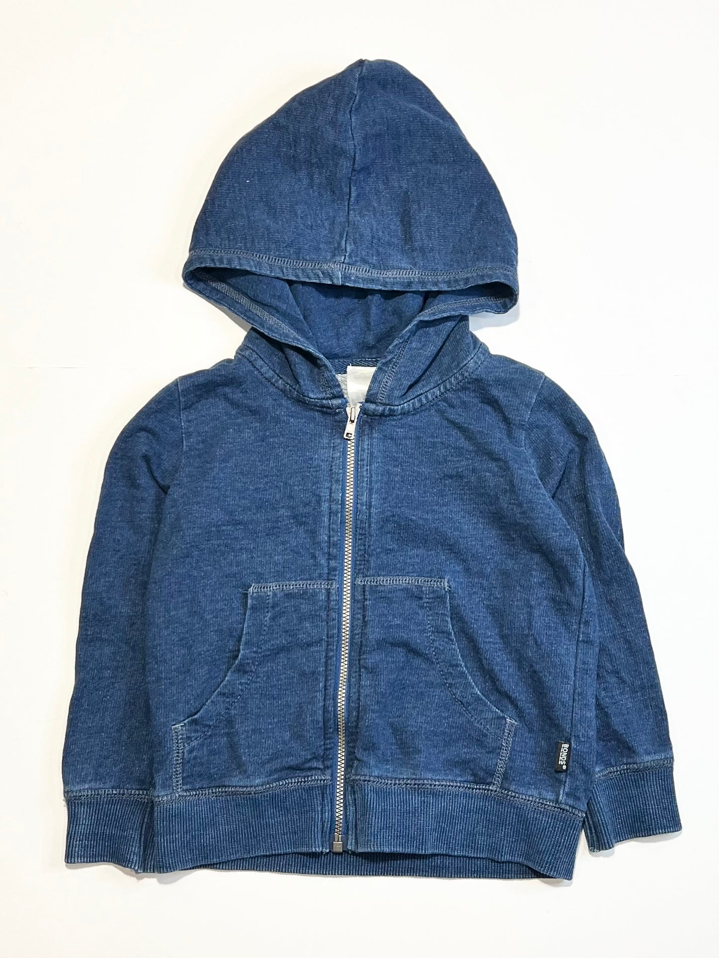 Blue zip hoodie - Size 3