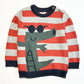 Striped crocs jumper - Size 3