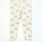 Grey rainbows leggings - Size 3