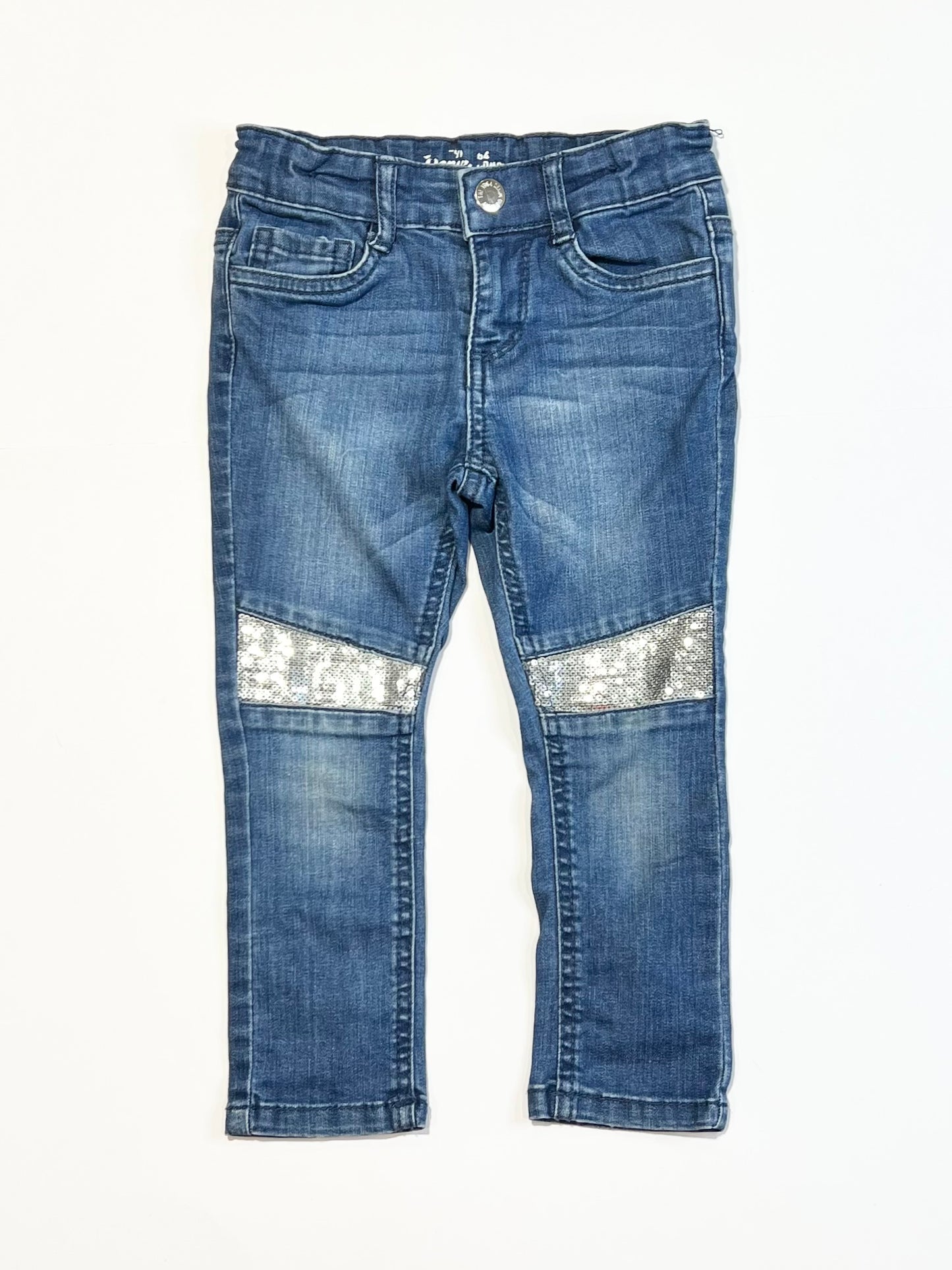 Sequined jeans - Size 3