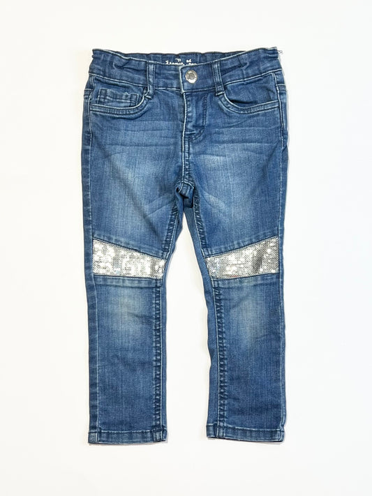 Sequined jeans - Size 3