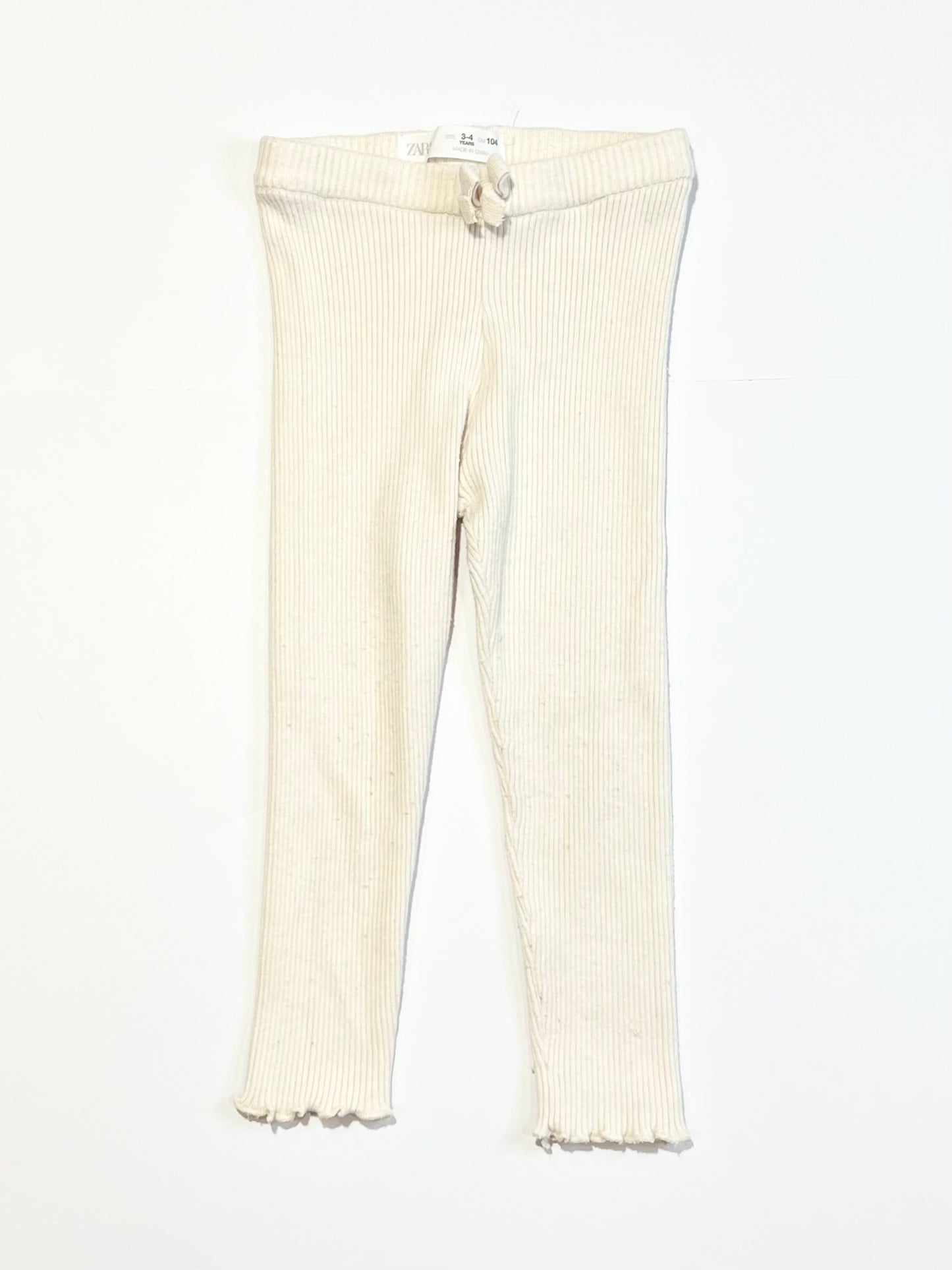 Ribbed leggings - Size 3-4