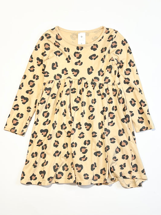 Jersey animal print dress - Size 3
