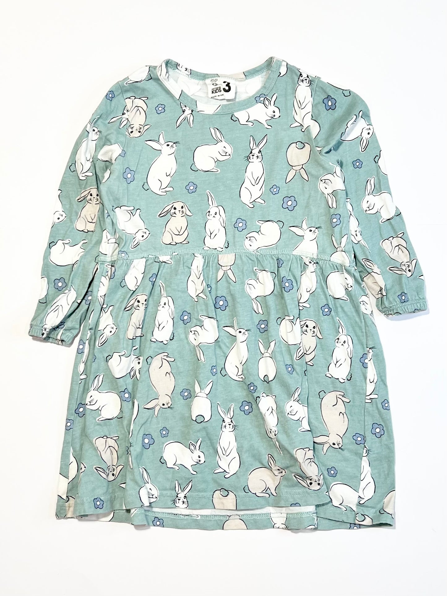 Jersey bunny dress - Size 3