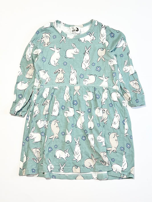 Jersey bunny dress - Size 3