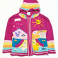 Pink knit zip hoodie - Size 2-3
