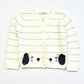 White fleece cardigan - Size 3-4