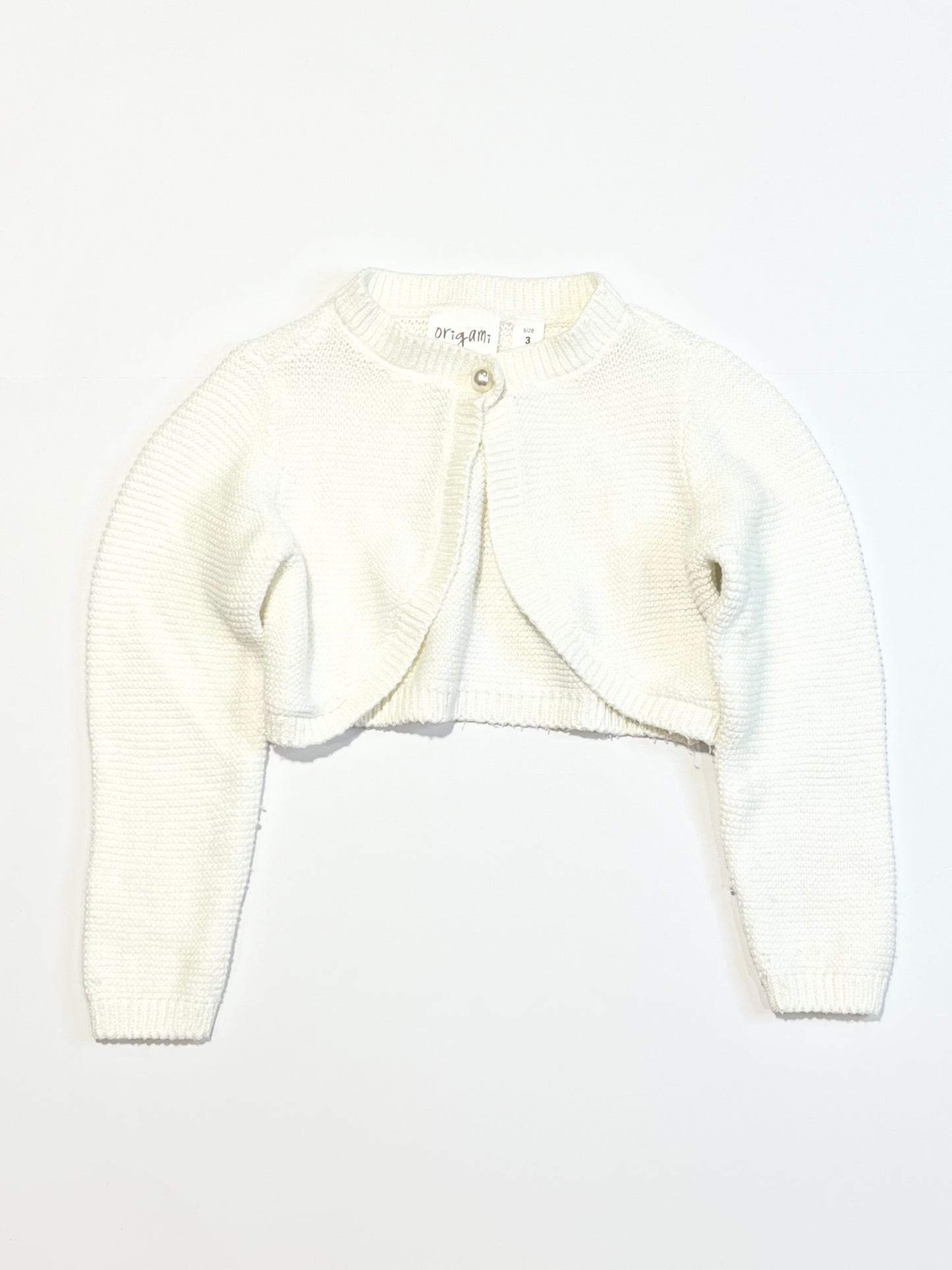 Shimmer cropped cardigan - Size 3