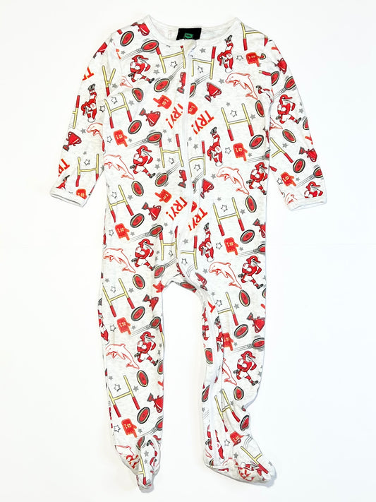 Redcliffe Dolphins onesie - Size 2