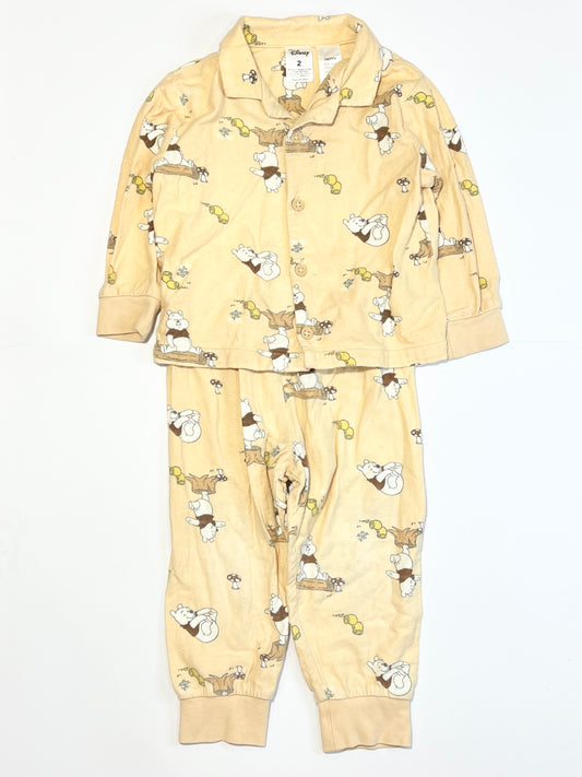 Winnie the Pooh flannelette pyjamas - Size 2