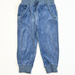 Blue velour trackies - Size 2