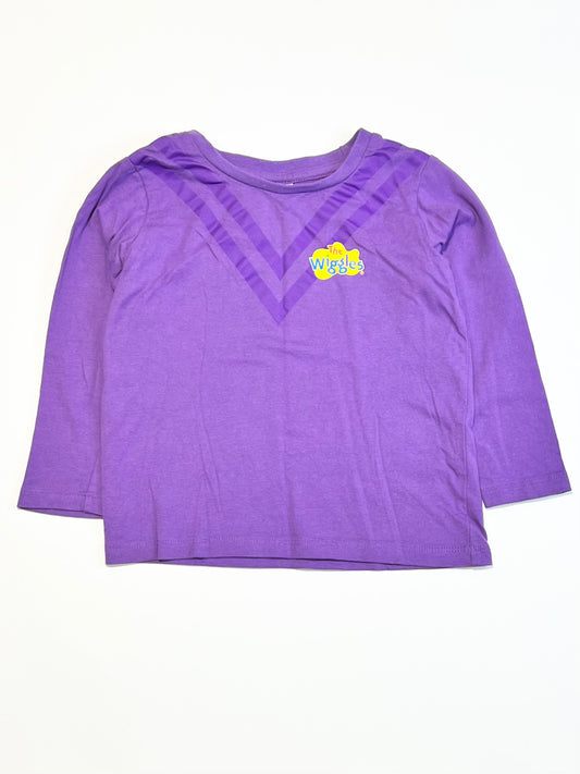 Purple Wiggles top - Size 2